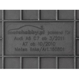Audi A6 C7 2011-2018 Guminiai kilimėliai MOTOHOBBY priekiniai 160801/2