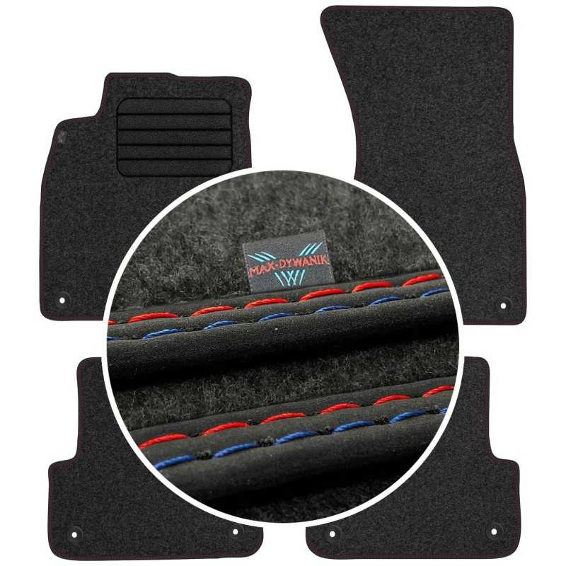 Audi A6 C7 2011-2018 Veliūriniai kilimėliai MAX-MAT