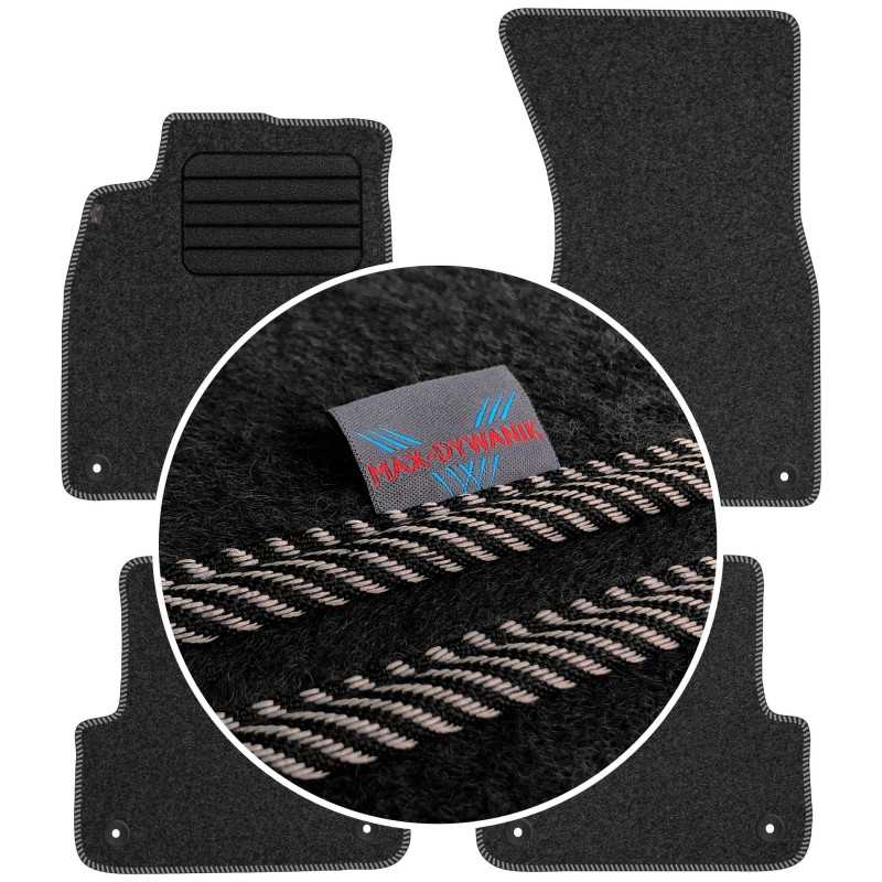 Audi A6 C7 2011-2018 Veliūriniai kilimėliai MAX-MAT