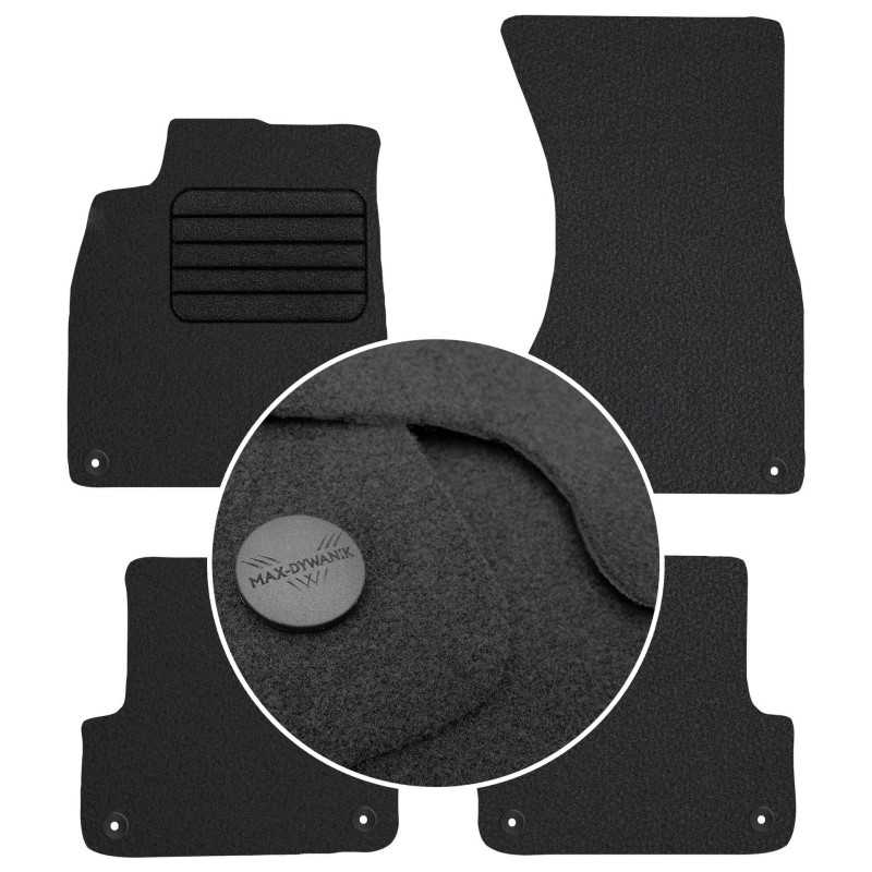 Audi A6 C7 2011-2018 Veliūriniai kilimėliai MAX-MAT