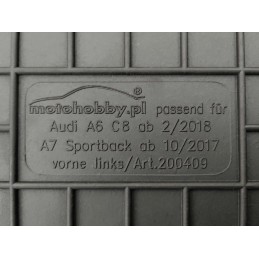 Audi A6 C8 2018- Guminiai kilimėliai MOTOHOBBY 200409