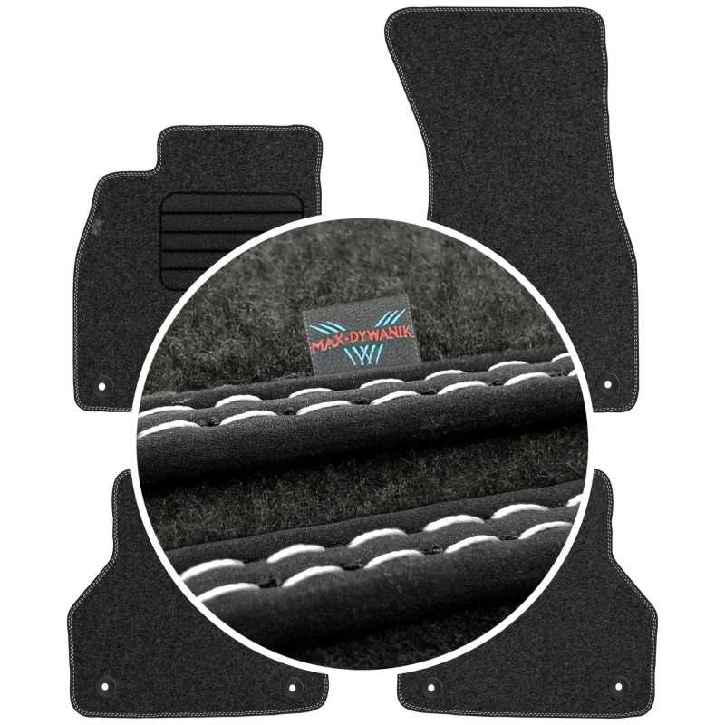 Audi A6 C8 2018- MAX-DYWANIK veliūriniai kilimėliai