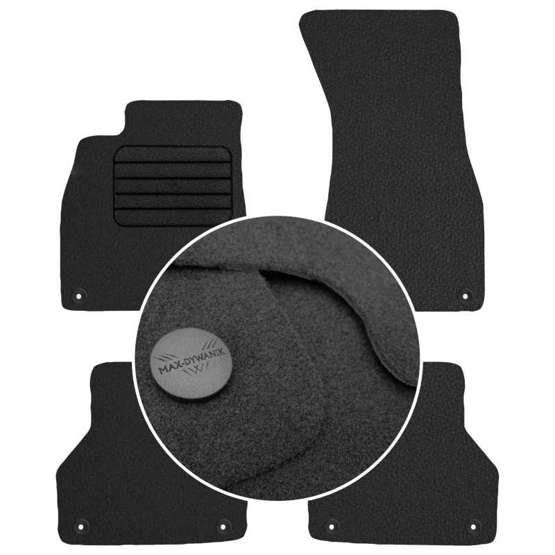 Audi A6 C8 2018- MAX-DYWANIK veliūriniai kilimėliai