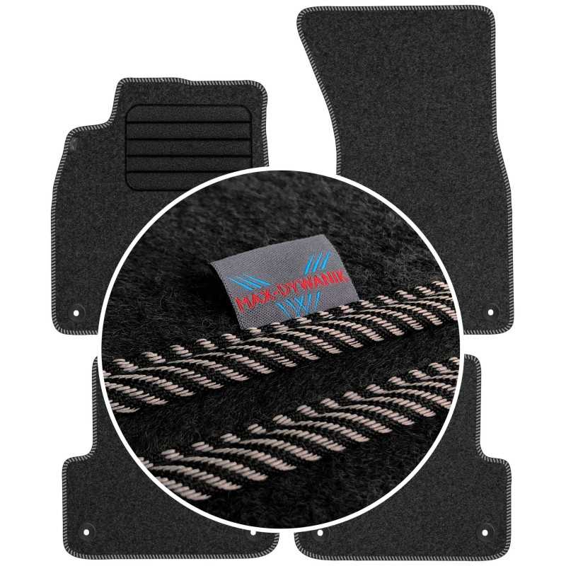 Audi A7 I 2010-2017 Veliūriniai kilimėliai MAX-MAT