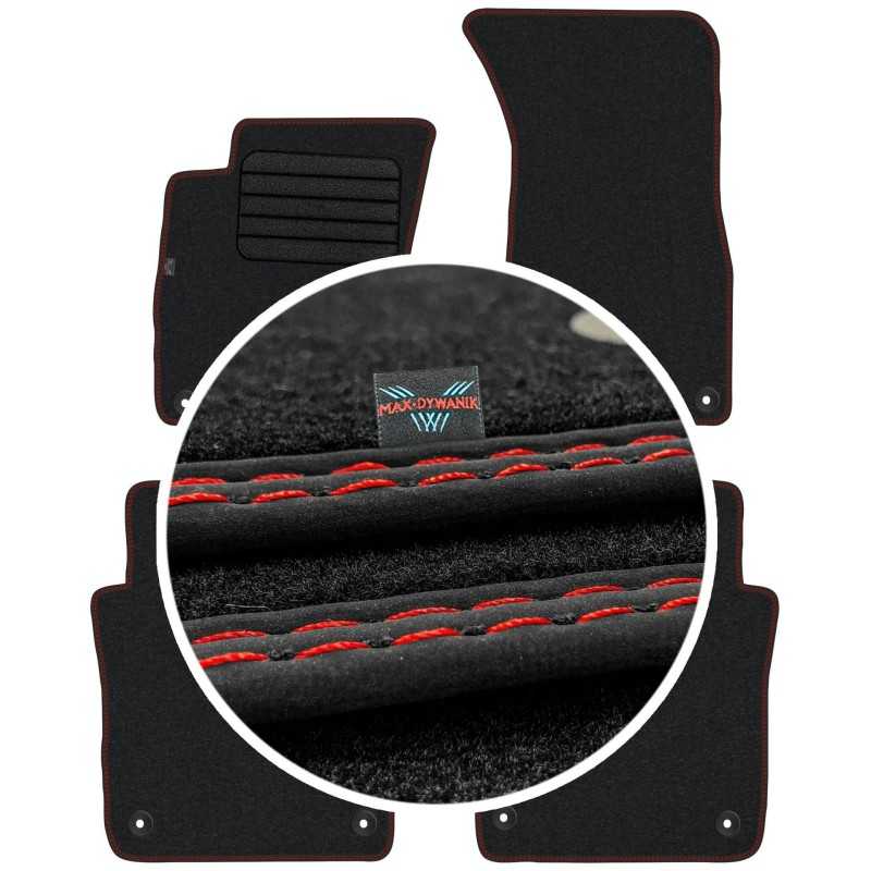 Audi A8 D3 Long 2002-2010 Veliūriniai kilimėliai MAX-DYWANIK
