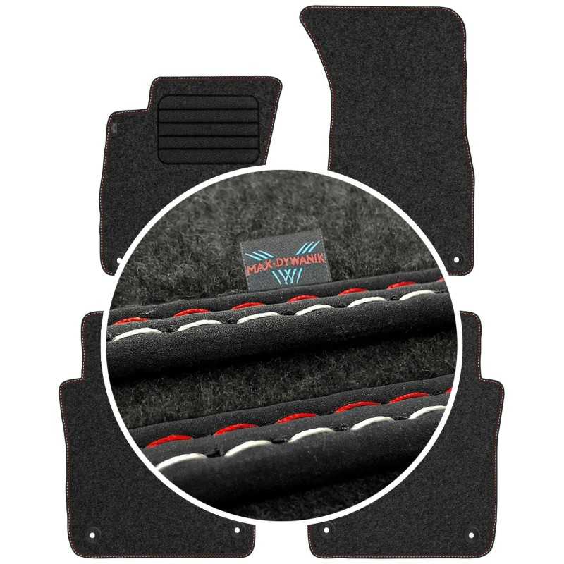 Audi A8 D3 Long 2002-2010 Veliūriniai kilimėliai MAX-DYWANIK