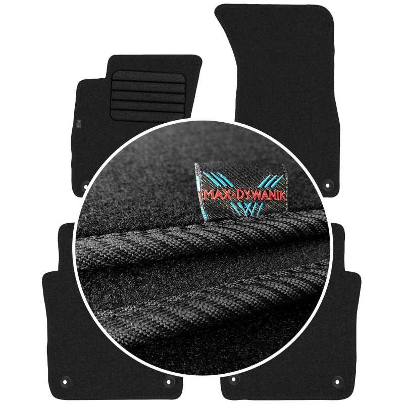 Audi A8 D3 Long 2002-2010 Veliūriniai kilimėliai MAX-DYWANIK