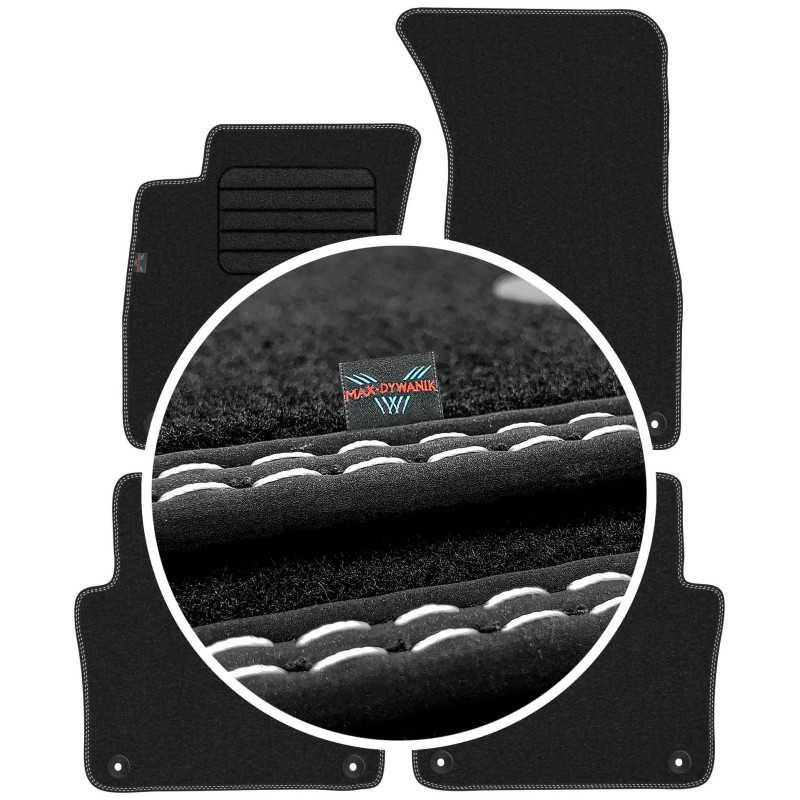 Audi A8 D3 Short 2002-2010 Veliūriniai kilimėliai MAX-DYWANIK