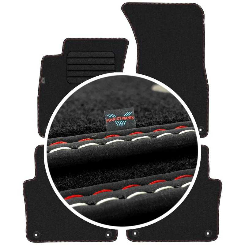 Audi A8 D3 Short 2002-2010 Veliūriniai kilimėliai MAX-DYWANIK