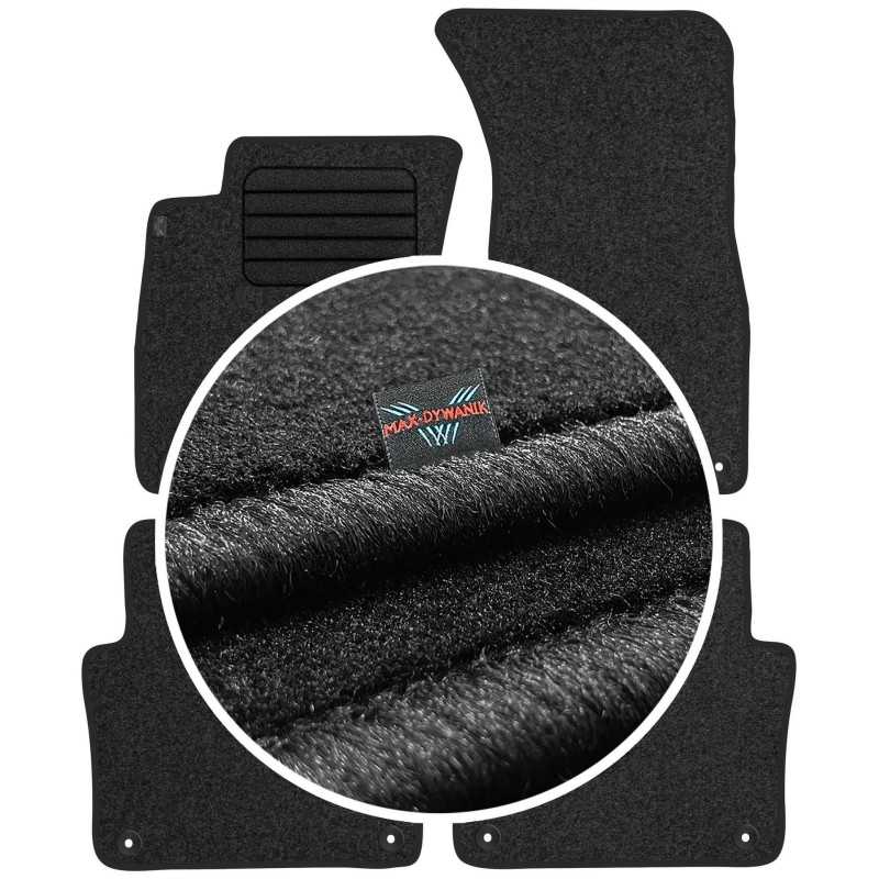 Audi A8 D3 Short 2002-2010 Veliūriniai kilimėliai MAX-DYWANIK