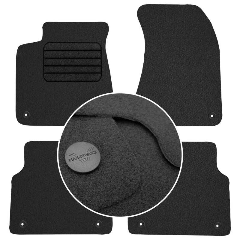 Audi A8 D3 Short 2002-2010 Veliūriniai kilimėliai MAX-DYWANIK