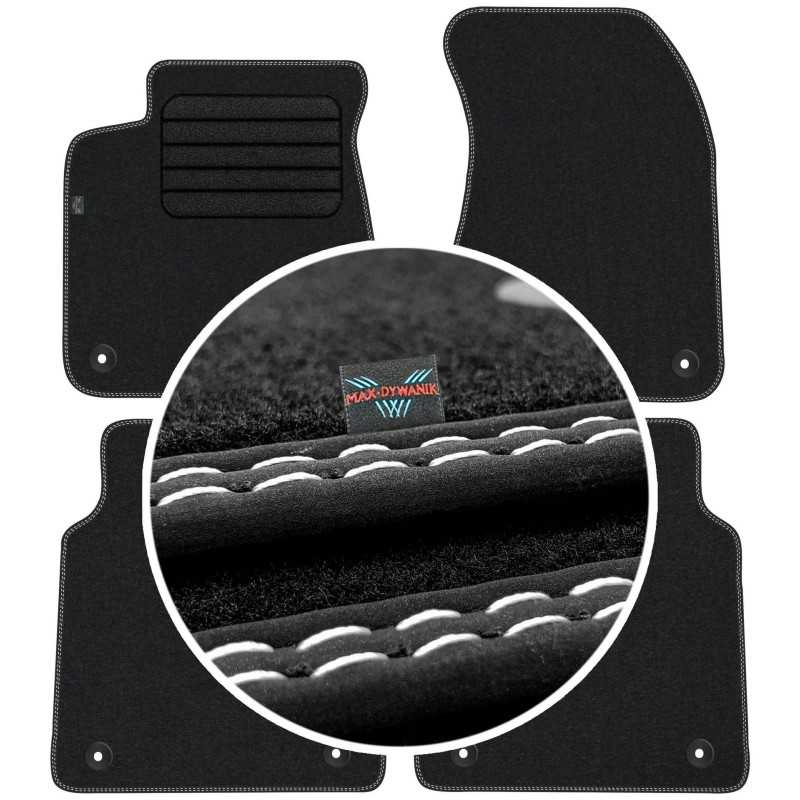 Audi A8 D4 Long 2010-2017 Veliūriniai kilimėliai MAX-DYWANIK