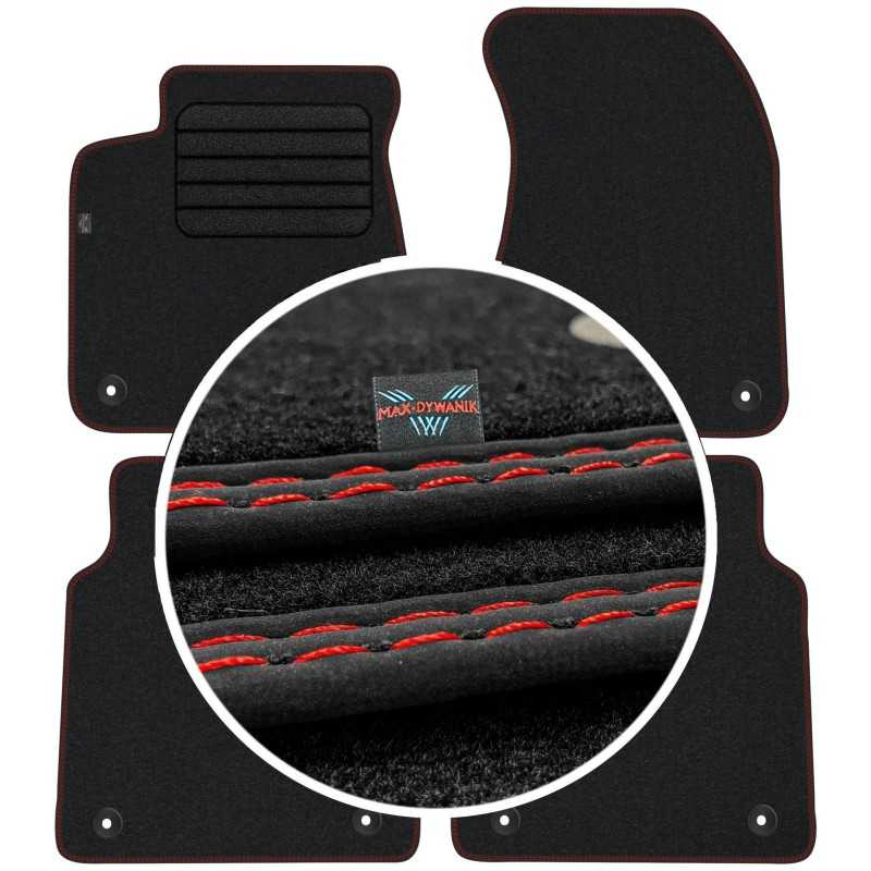 Audi A8 D4 Long 2010-2017 Veliūriniai kilimėliai MAX-DYWANIK
