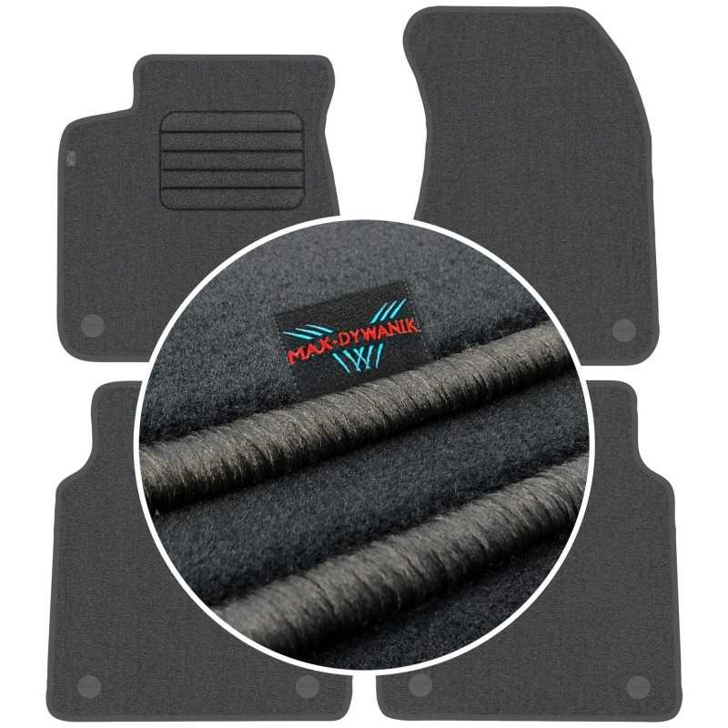Audi A8 D4 Long 2010-2017 Veliūriniai kilimėliai MAX-DYWANIK