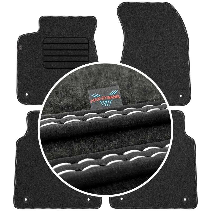 Audi A8 D4 Long 2010-2017 Veliūriniai kilimėliai MAX-DYWANIK