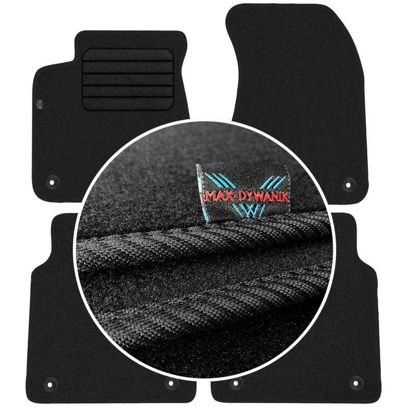 Audi A8 D4 Long 2010-2017 Veliūriniai kilimėliai MAX-DYWANIK