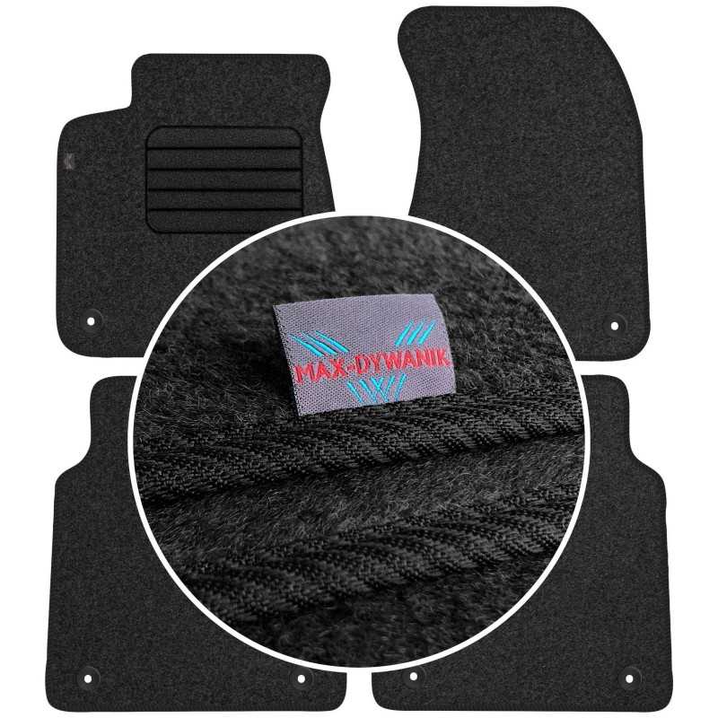 Audi A8 D4 Long 2010-2017 Veliūriniai kilimėliai MAX-DYWANIK