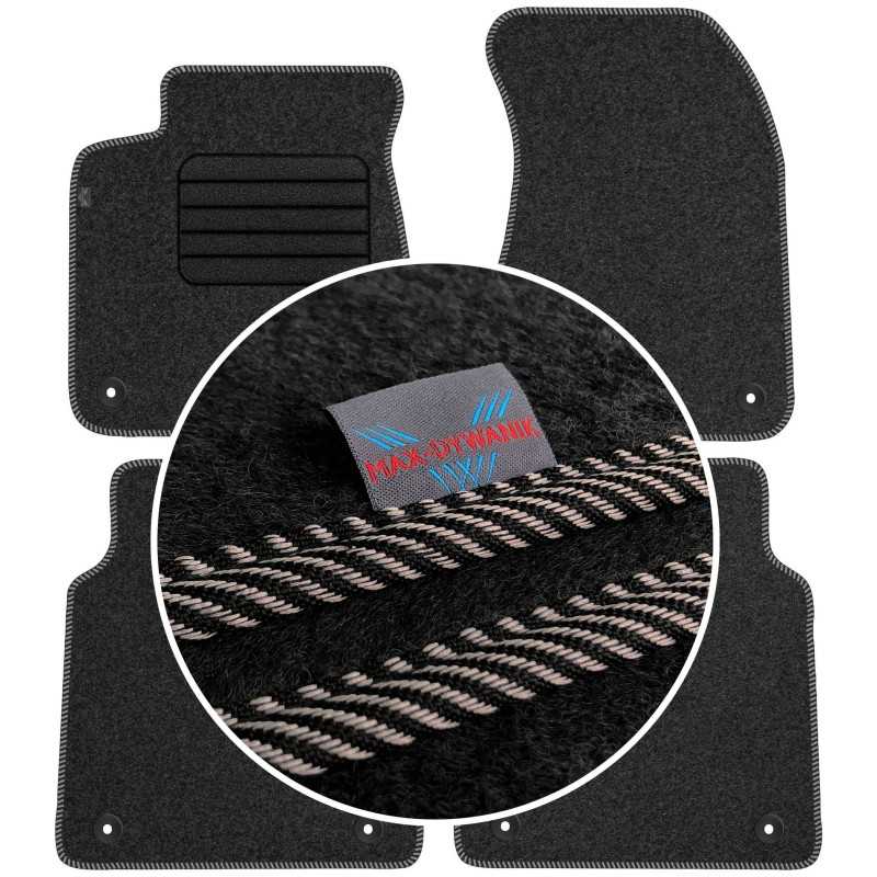 Audi A8 D4 Long 2010-2017 Veliūriniai kilimėliai MAX-DYWANIK