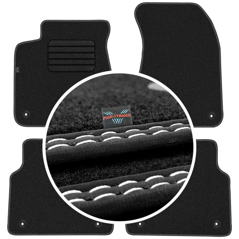 Audi A8 D4 Short 2010-2017 Veliūriniai kilimėliai MAX-DYWANIK