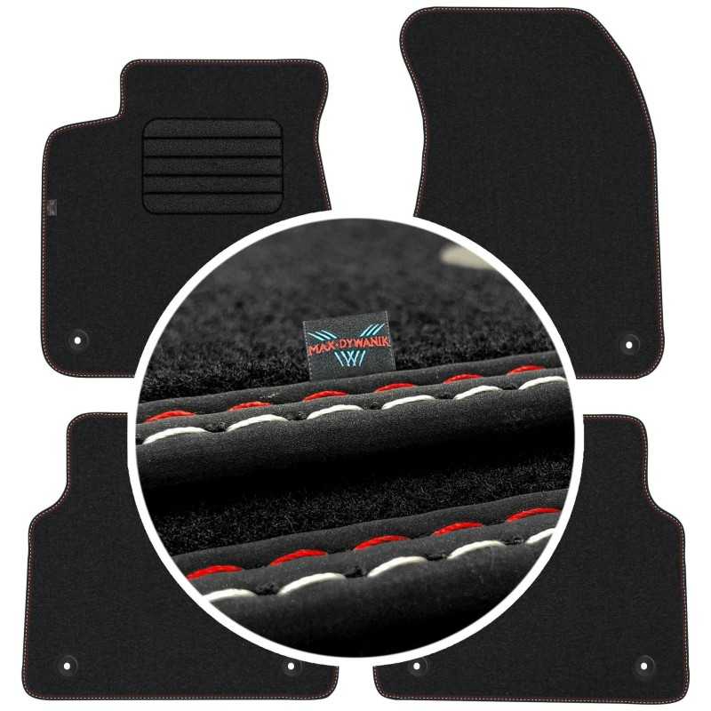 Audi A8 D4 Short 2010-2017 Veliūriniai kilimėliai MAX-DYWANIK