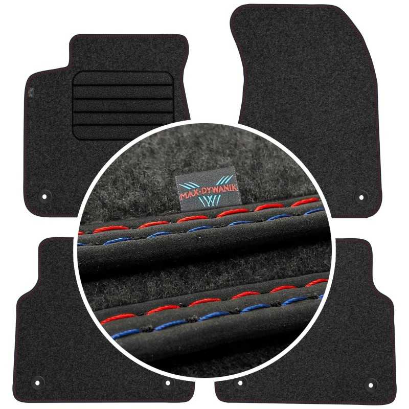 Audi A8 D4 Short 2010-2017 Veliūriniai kilimėliai MAX-DYWANIK