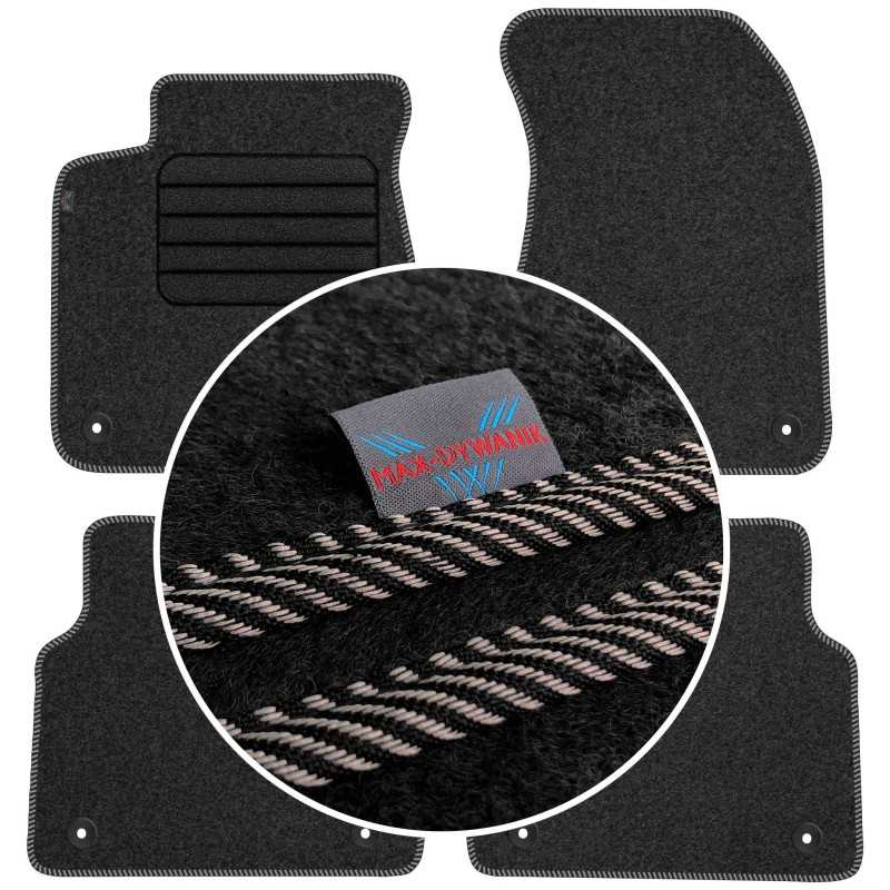 Audi A8 D4 Short 2010-2017 Veliūriniai kilimėliai MAX-DYWANIK