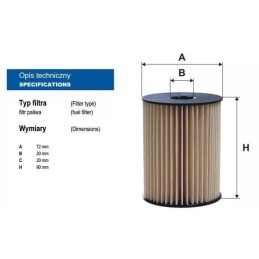 PE 936/1 FILTRON kuro filtras