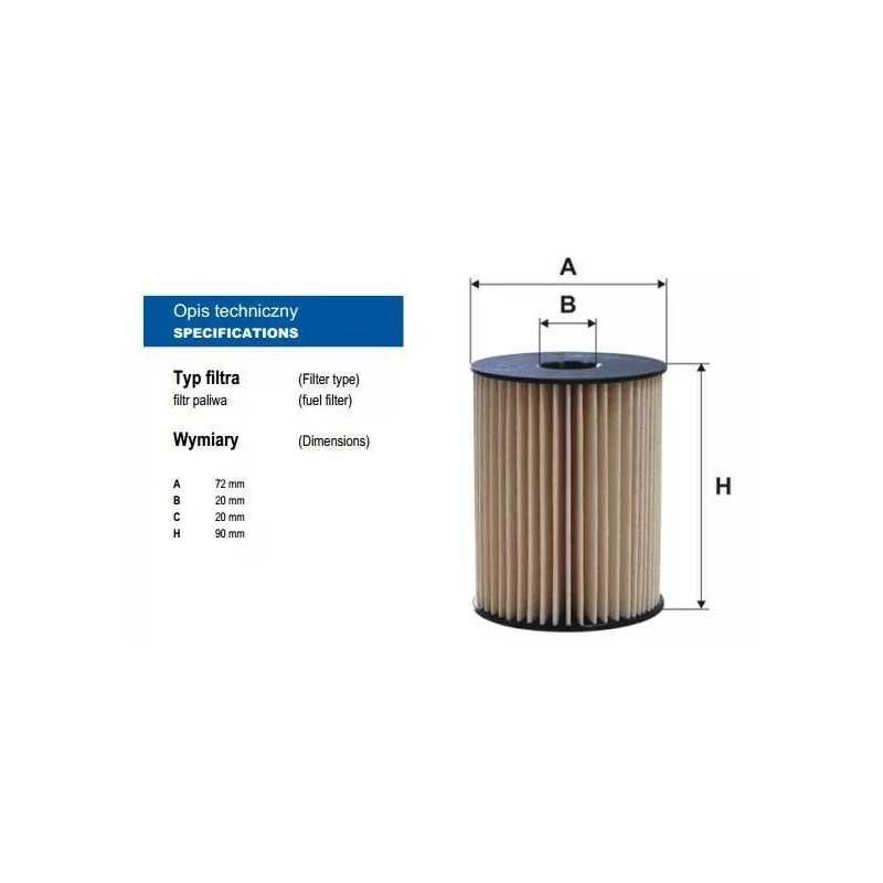 PE 936/1 FILTRON kuro filtras