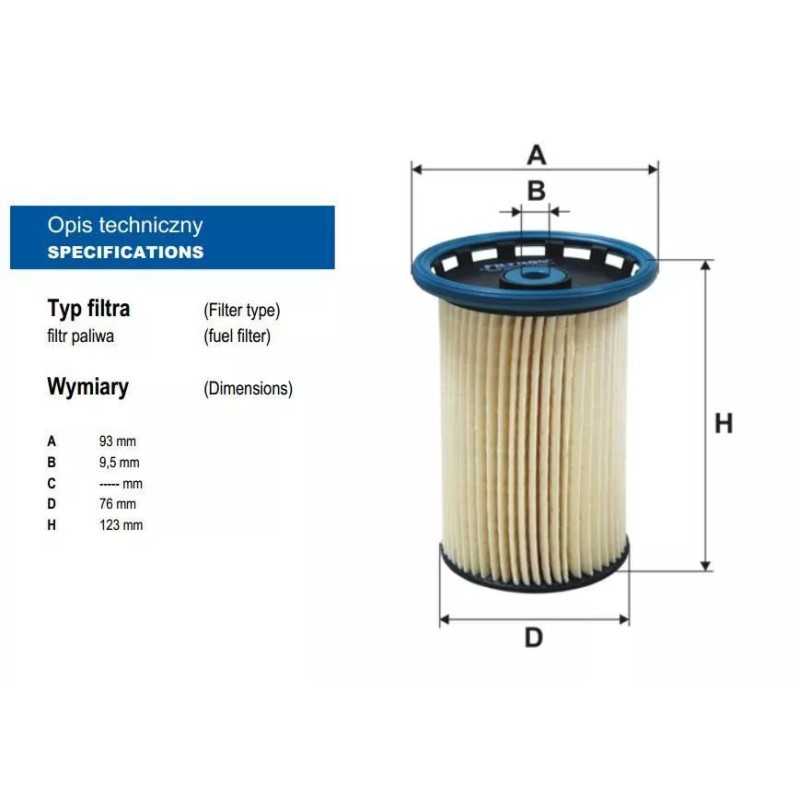 PE 973/8 FILTRON kuro filtras