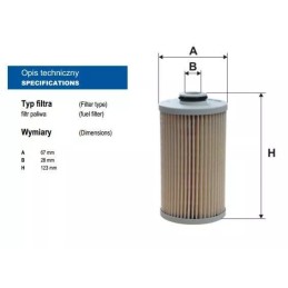 PE 978/1 FILTRON kuro filtras