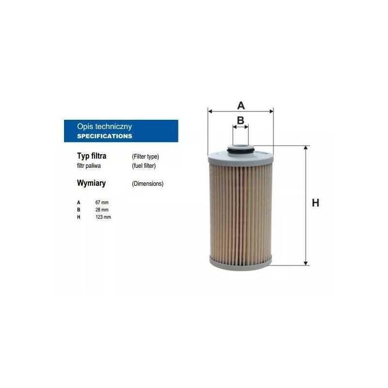 PE 978/1 FILTRON kuro filtras