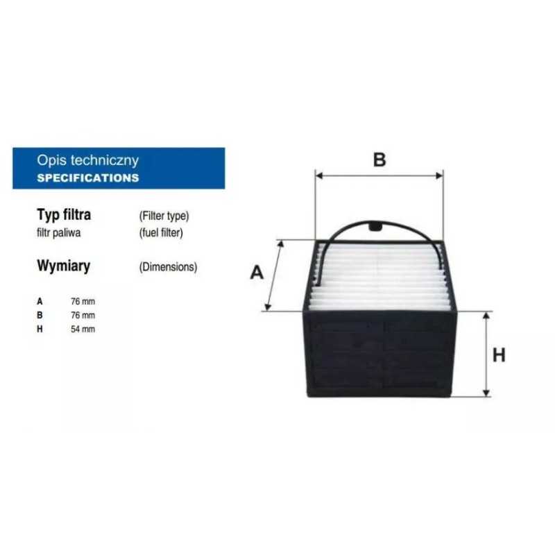 PK 937/2 FILTRON kuro filtras