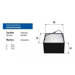 PK 937/3 FILTRON kuro filtras