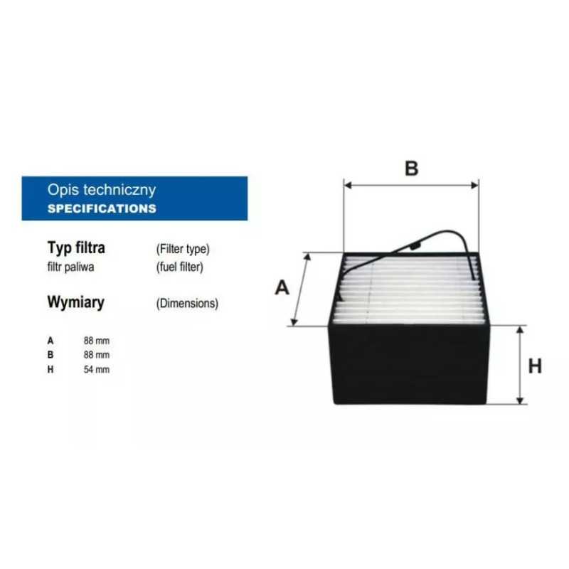 PK 937/3 FILTRON kuro filtras