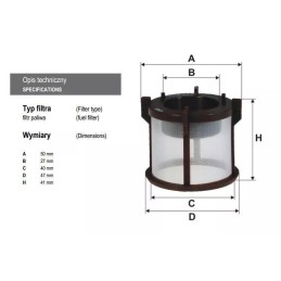 PK 937/9 Filtron kuro filtras