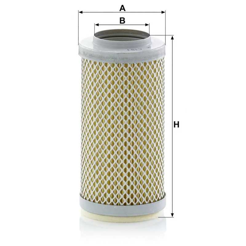 C151 Mann-Filter oro filtras