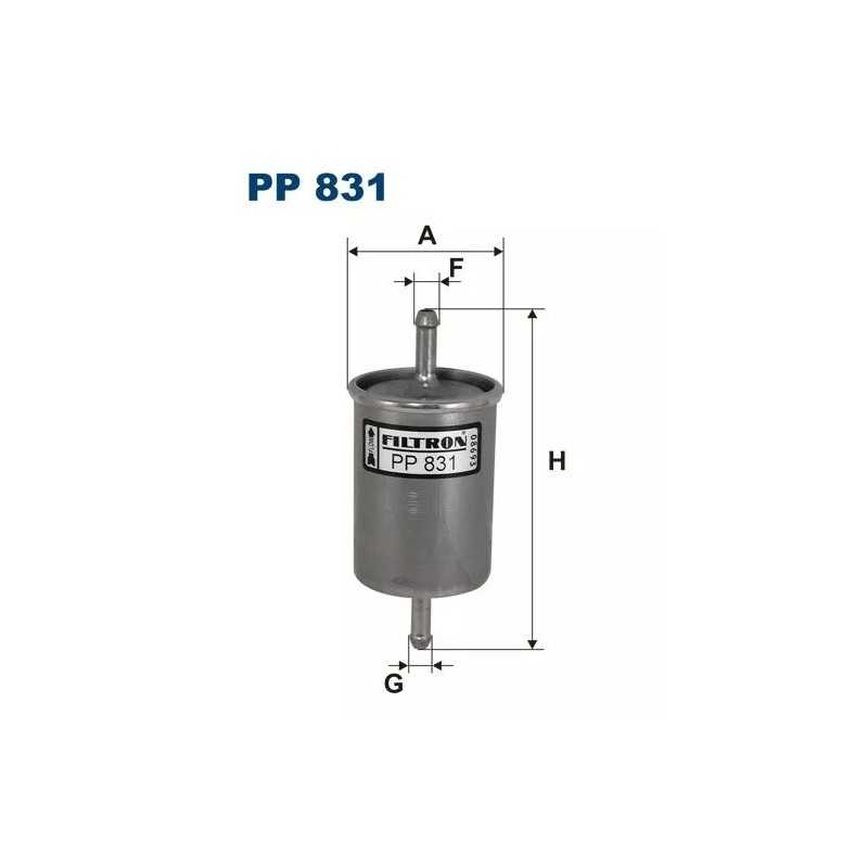 PP 831 FILTRON kuro filtras