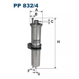 PP 832/4 FILTRON kuro filtras