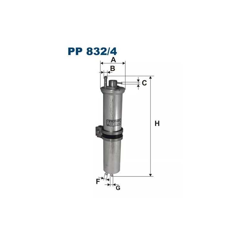 PP 832/4 FILTRON kuro filtras