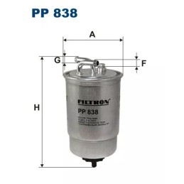 PP 838 FILTRON kuro filtras