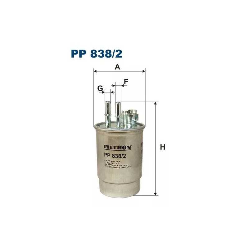 PP 838/2 FILTRON kuro filtras