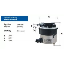 PP 838/8 Filtron Filtron Kuro filtras