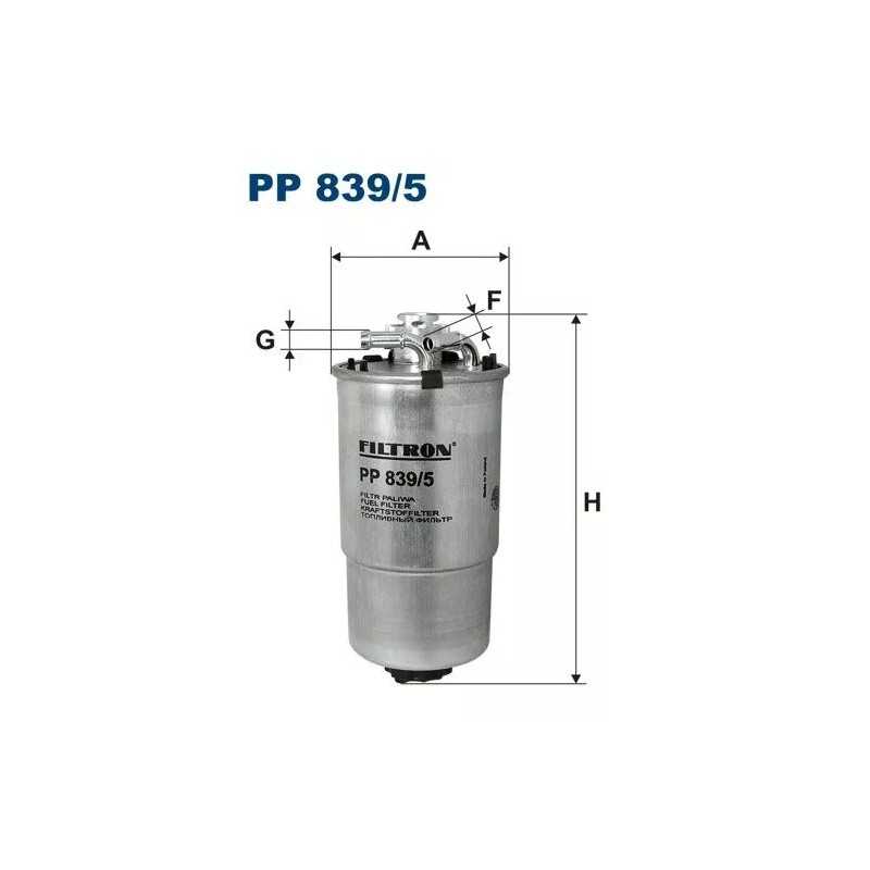 PP 839/5 FILTRON kuro filtras