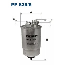 PP 839/7 FILTRON kuro filtras