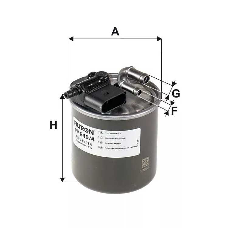 PP840/4 Filtron kuro filtras