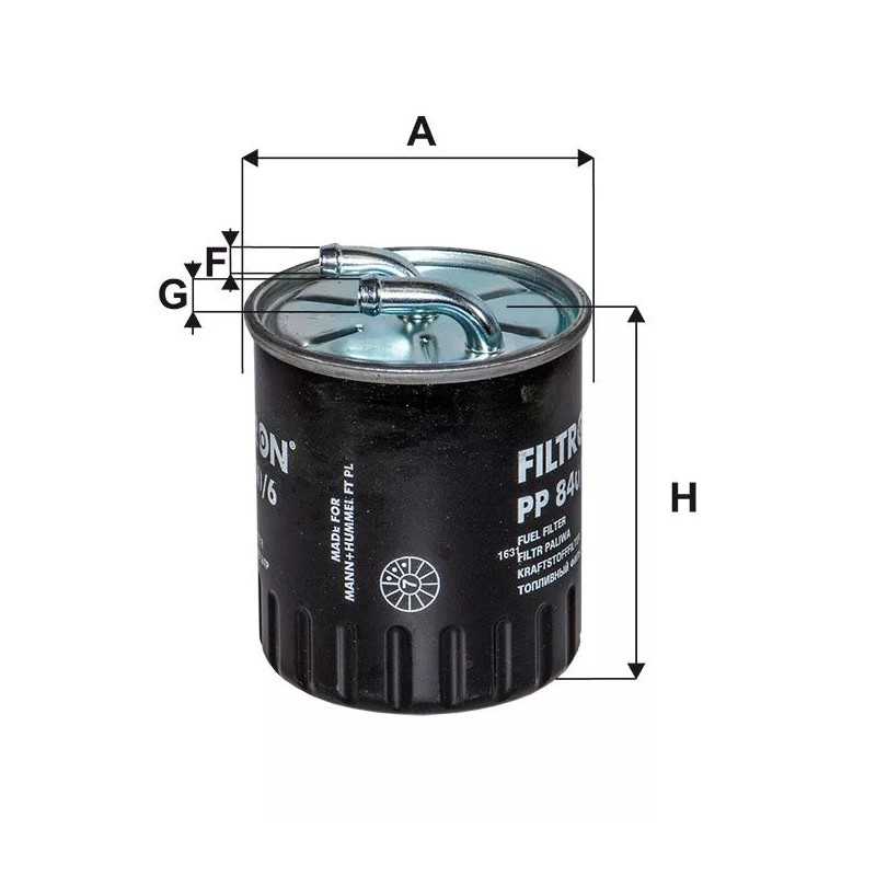 PP 840/6 FILTRON kuro filtras