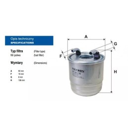 PP 841/10 FILTRON kuro filtras