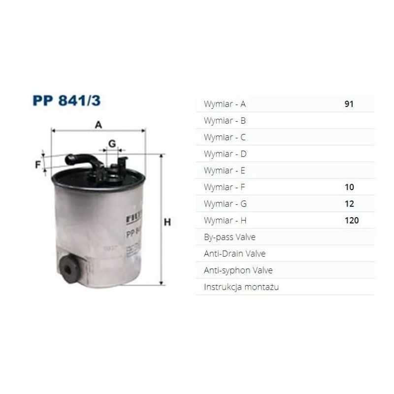 PP 841/3 FILTRON kuro filtras