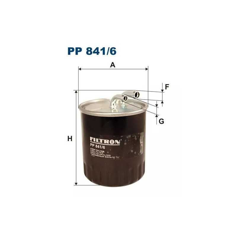 PP 841/6 FILTRON kuro filtras