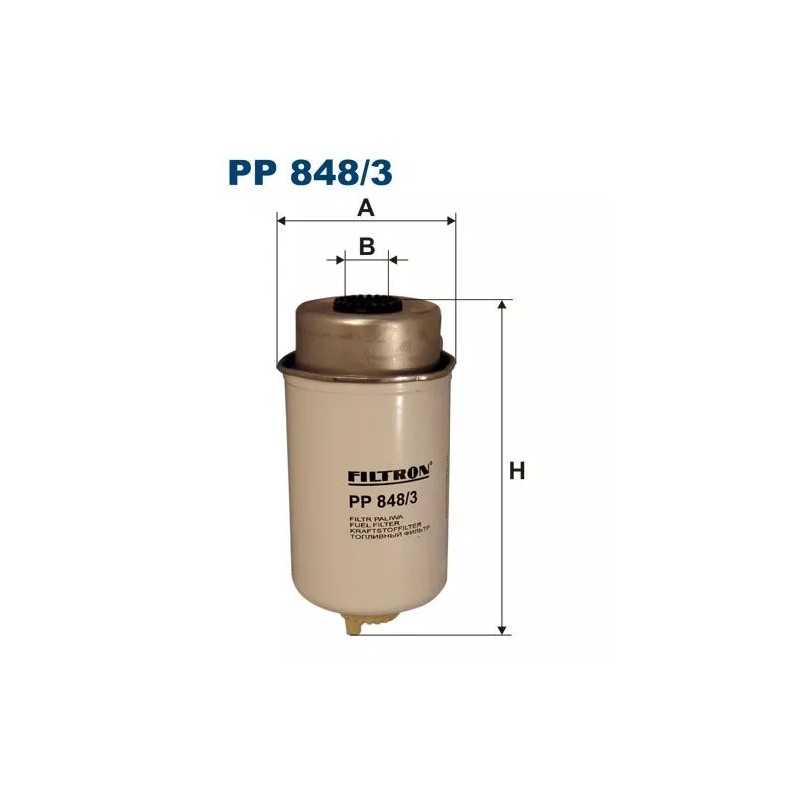 PP 848/3 FILTRON kuro filtras